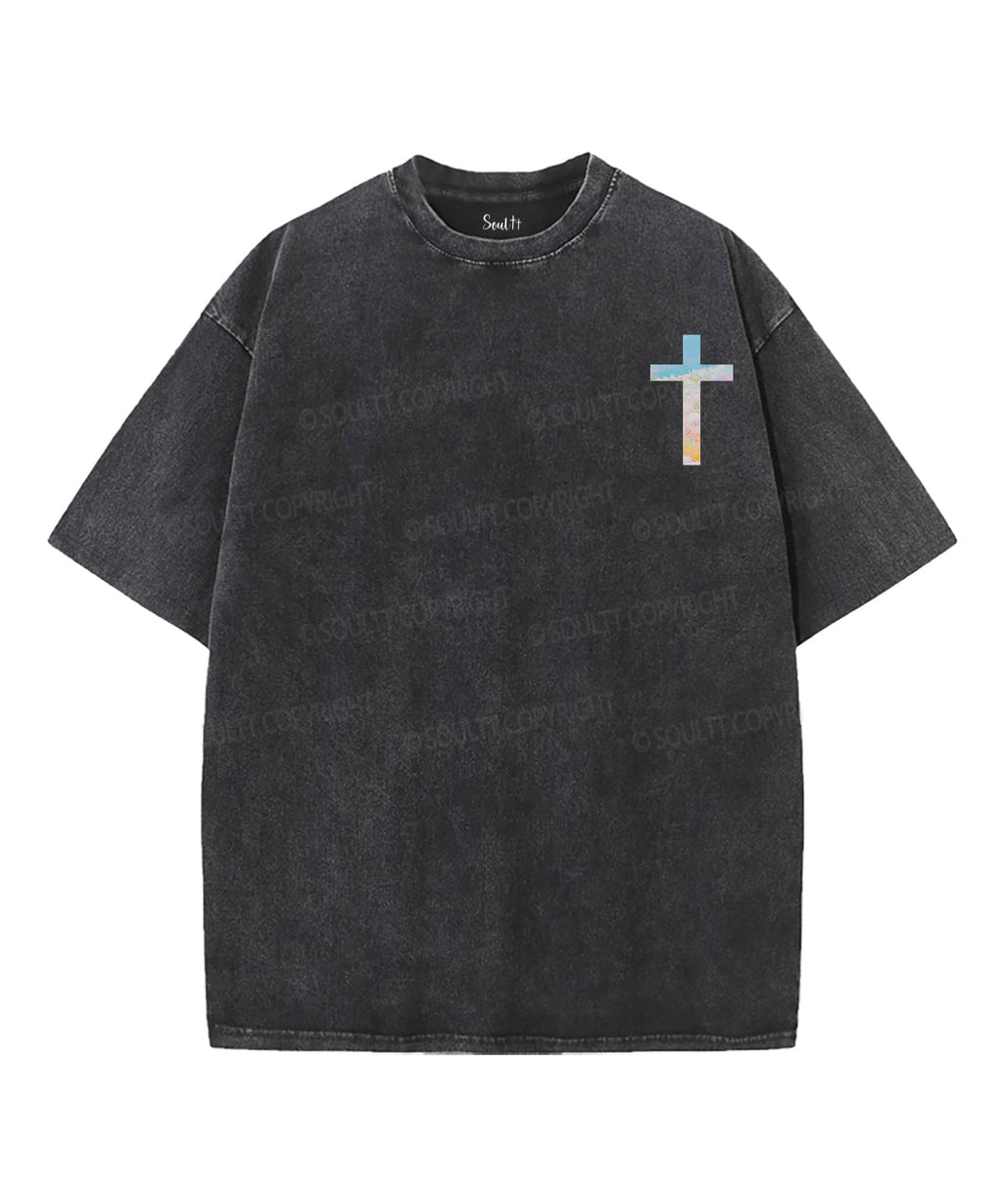 The Lord Is My Shepherd Double Sided Unisex Washed Christian T-shirt Style003 Hoodie, Sweatshirt | CiraTrend.com (Image 2)