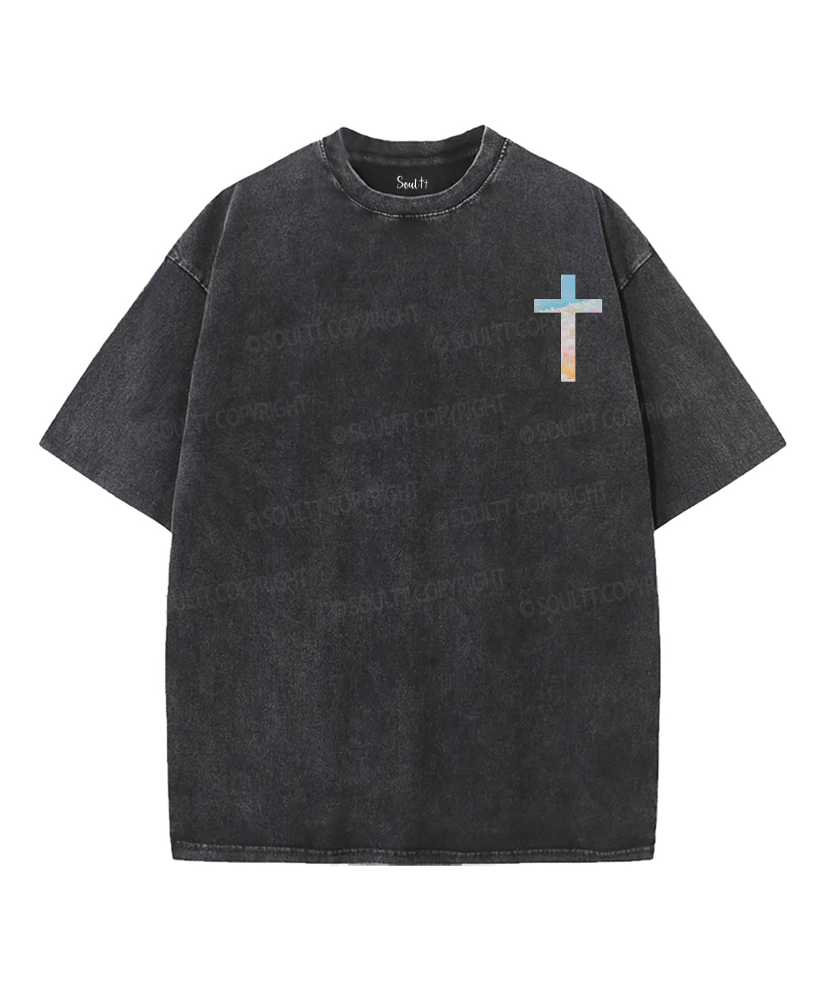 The Lord Is My Shepherd Double Sided Unisex Washed Christian T-shirt Style003 Hoodie, Sweatshirt | CiraTrend.com (Image 2)