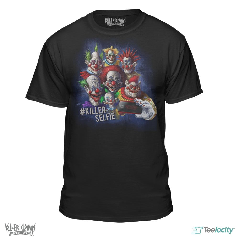 Killer Klowns From Outer Space Mens T-Shirt - Killer Selfie Clown Pic Hoodie, Sweatshirt | CiraTrend.com