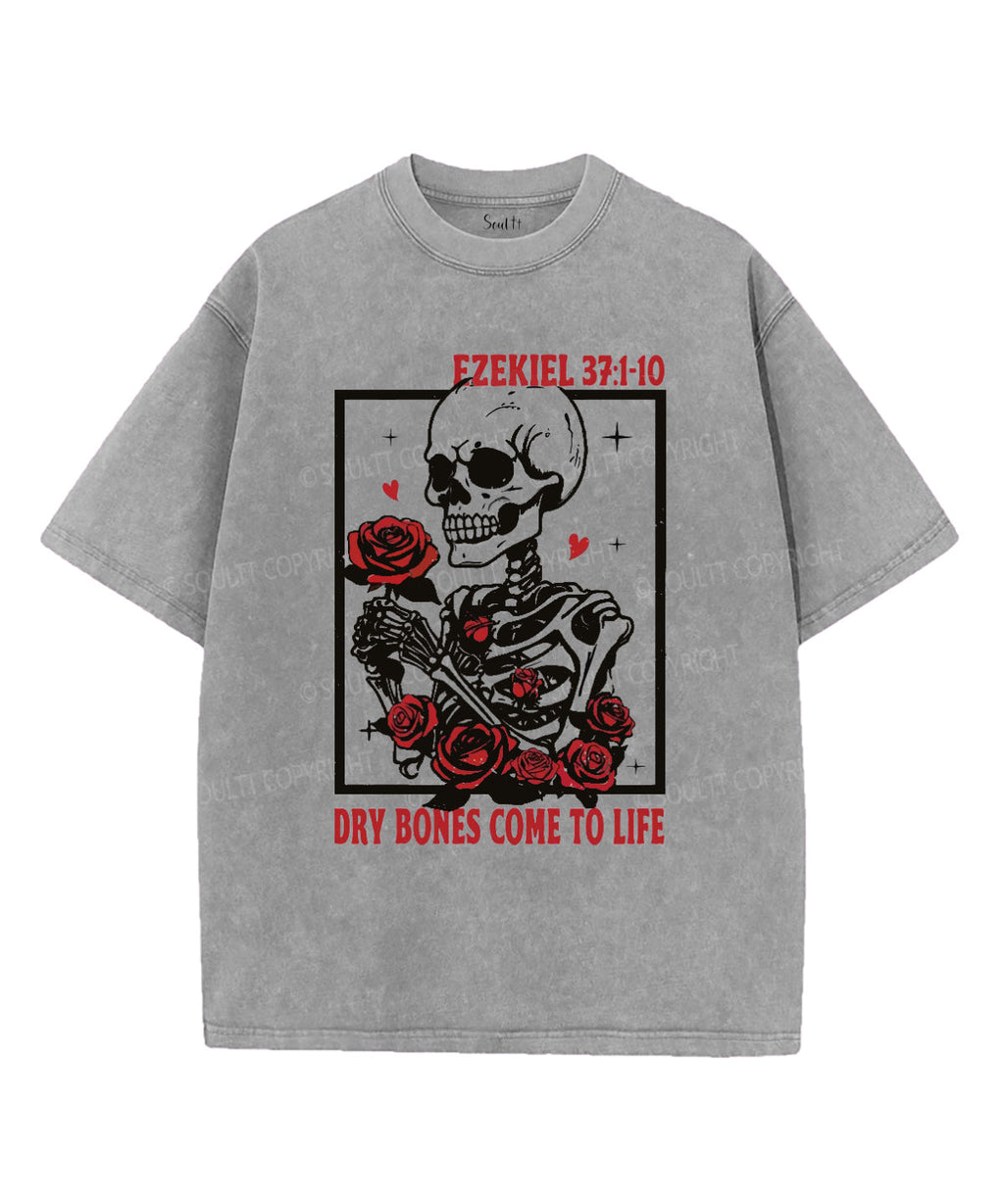 Dry Bones Come To Life Unisex Washed Christian T-shirt Style004 Hoodie, Sweatshirt | CiraTrend.com (Image 2)