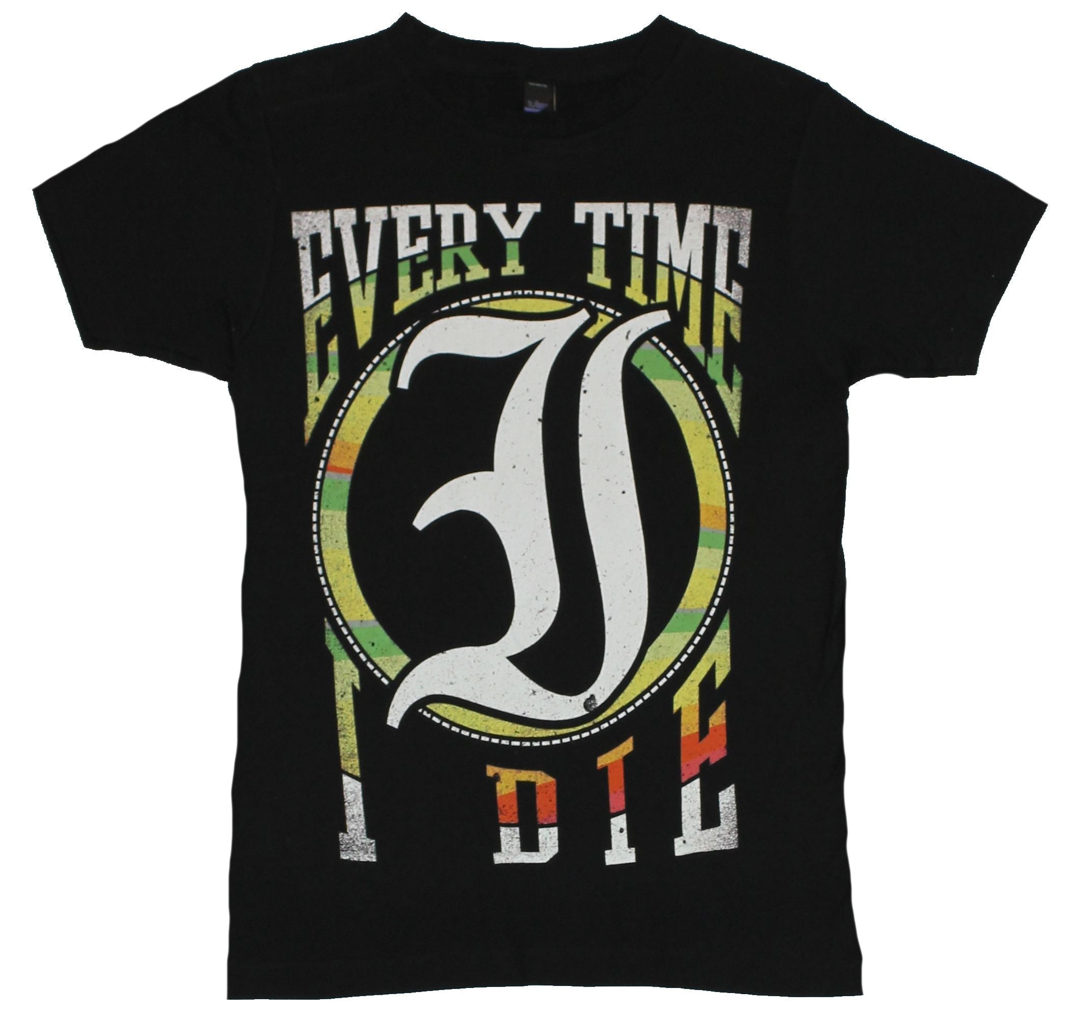 Every time I Die Mens T-Shirt - Giant Circled Distressed and Colored Logo Image Hoodie, Sweatshirt | CiraTrend.com