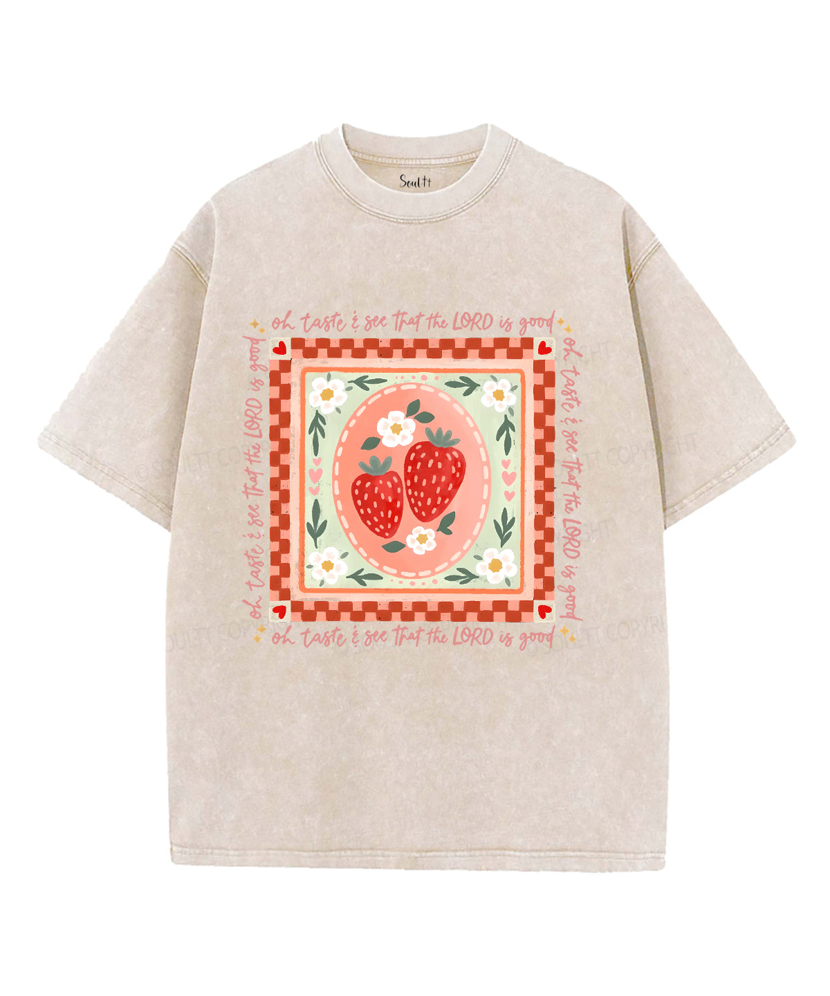 Fruit Of The Spirit Unisex Washed Christian T-shirt Style017 Hoodie, Sweatshirt | CiraTrend.com (Image 1)