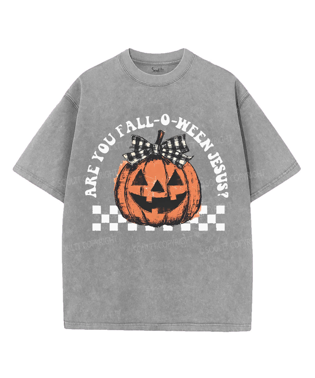Halloween Pumpkin Unisex Washed Christian T-shirt Hoodie, Sweatshirt | CiraTrend.com (Image 4)