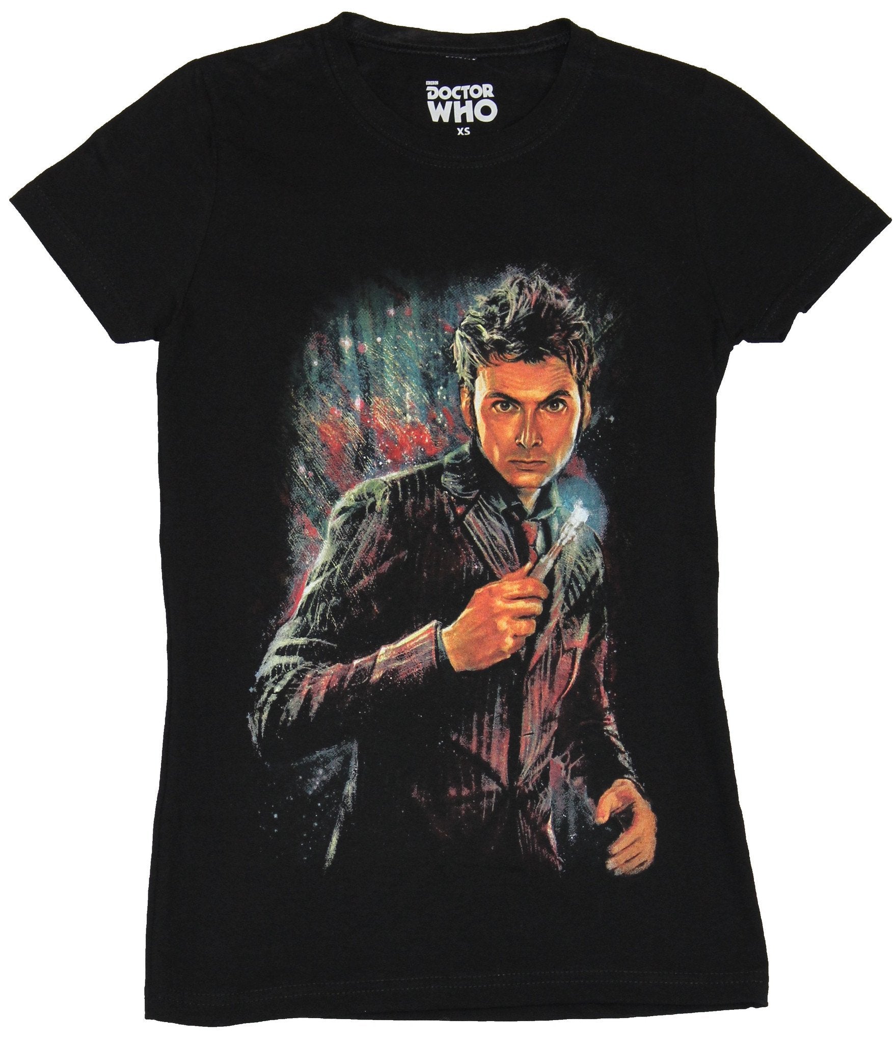 Doctor Who Girls Juniors T-Shirt - David Tenet Doctor Made of Many Brushstrokes Hoodie, Sweatshirt | CiraTrend.com