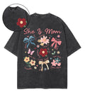 She Is Mom Double Sided Unisex Washed Christian T-shirt Style001 Hoodie, Sweatshirt | CiraTrend.com (Image 1)