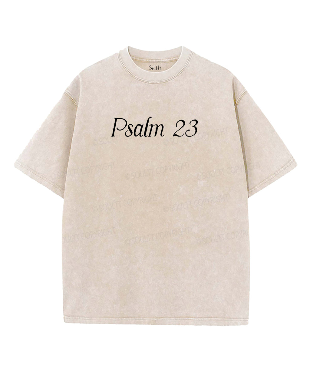 The Lord Is My Shepherd Double Sided Unisex Washed Christian T-shirt Style002 Hoodie, Sweatshirt | CiraTrend.com (Image 4)