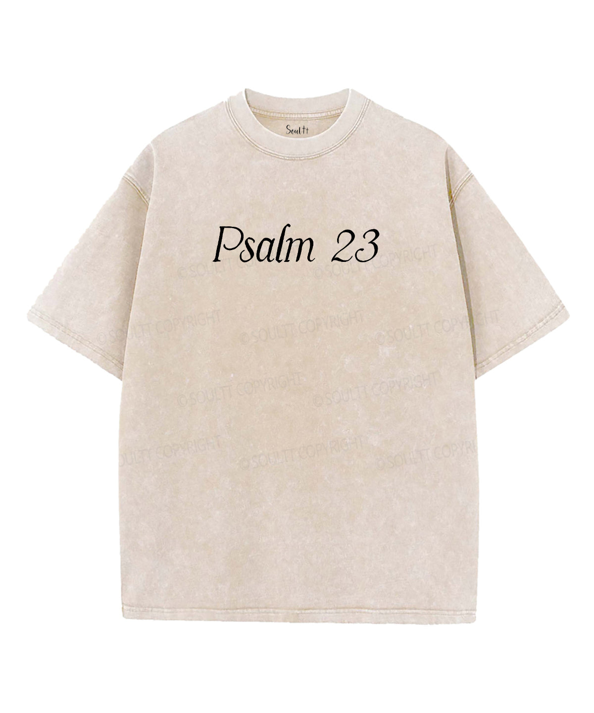 The Lord Is My Shepherd Double Sided Unisex Washed Christian T-shirt Style002 Hoodie, Sweatshirt | CiraTrend.com (Image 4)
