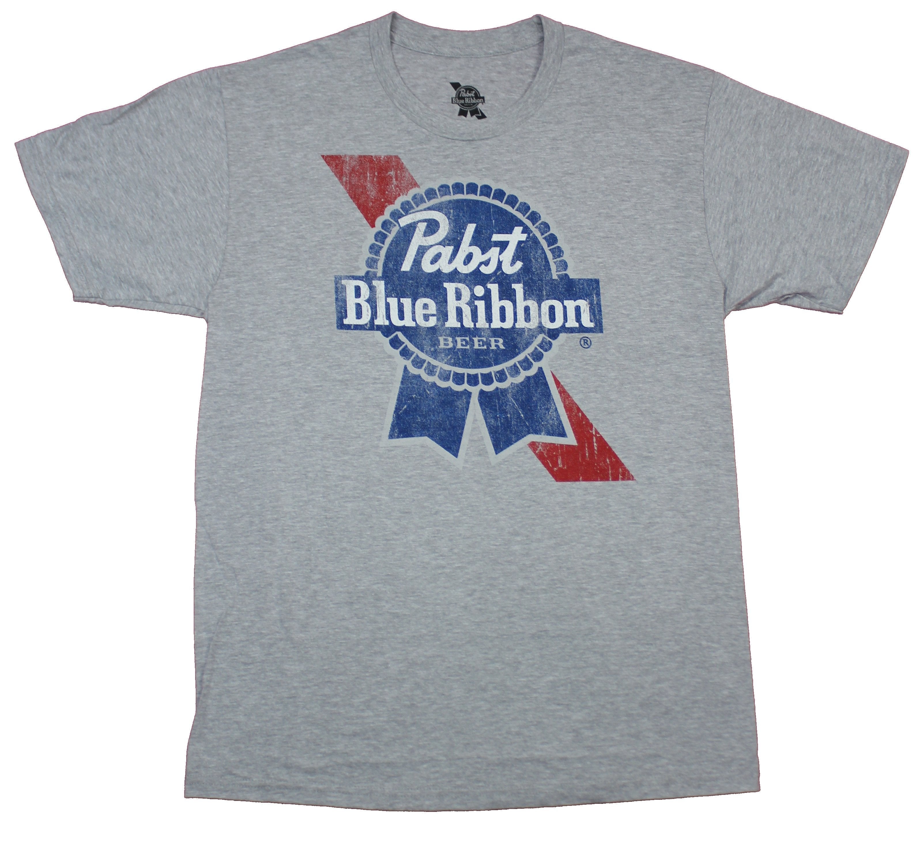 Pabst Blue Ribbon Mens T-Shirt  - Classic Distressed Label Image Hoodie, Sweatshirt | CiraTrend.com