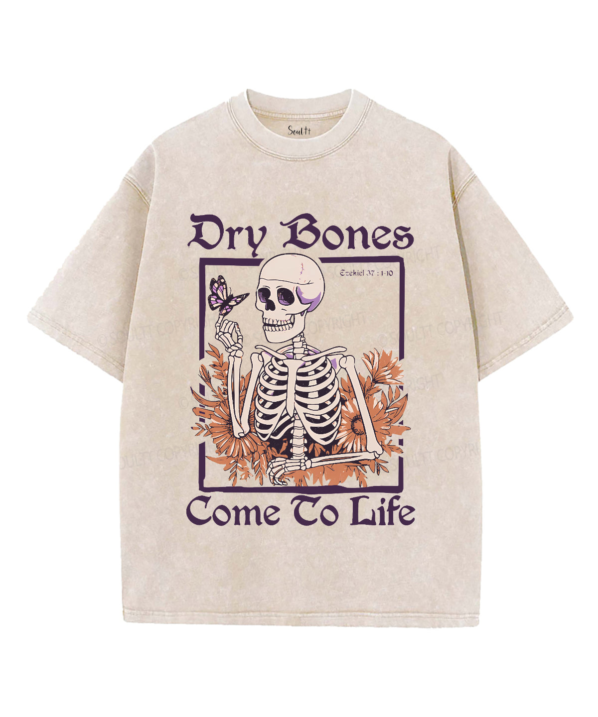 Dry Bones Come To Life Unisex Washed Christian T-shirt Style001 Hoodie, Sweatshirt | CiraTrend.com (Image 4)