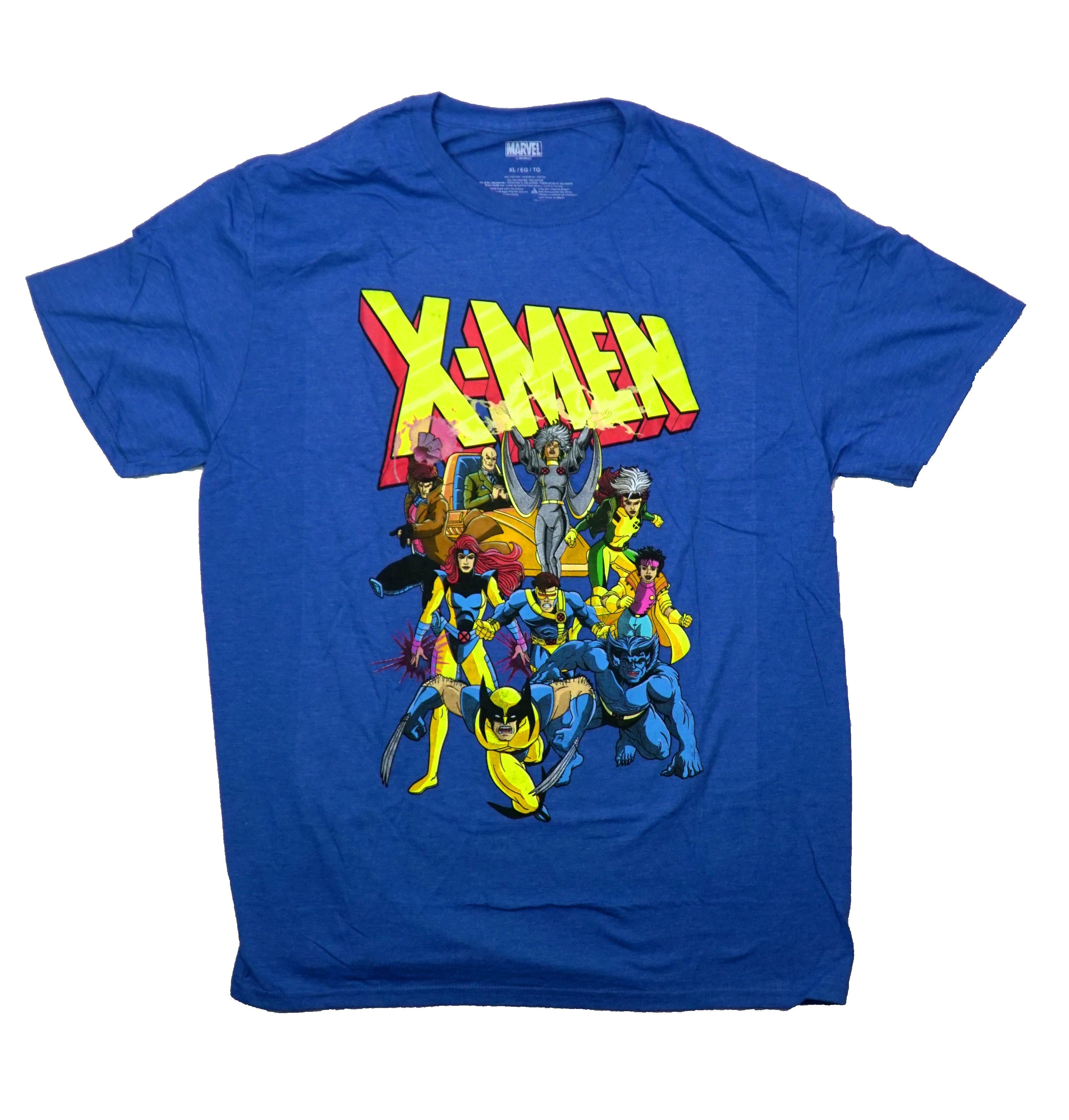 X-Men Mens T-Shirt - Giant Cast Below Logo and Storm Hoodie, Sweatshirt | CiraTrend.com