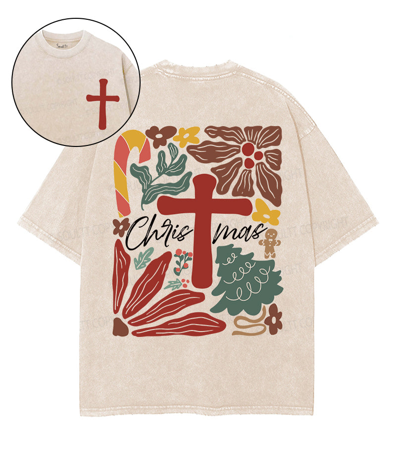 Merry Christmas Washed Christian T-shirt Style011 Hoodie, Sweatshirt | CiraTrend.com (Image 1)
