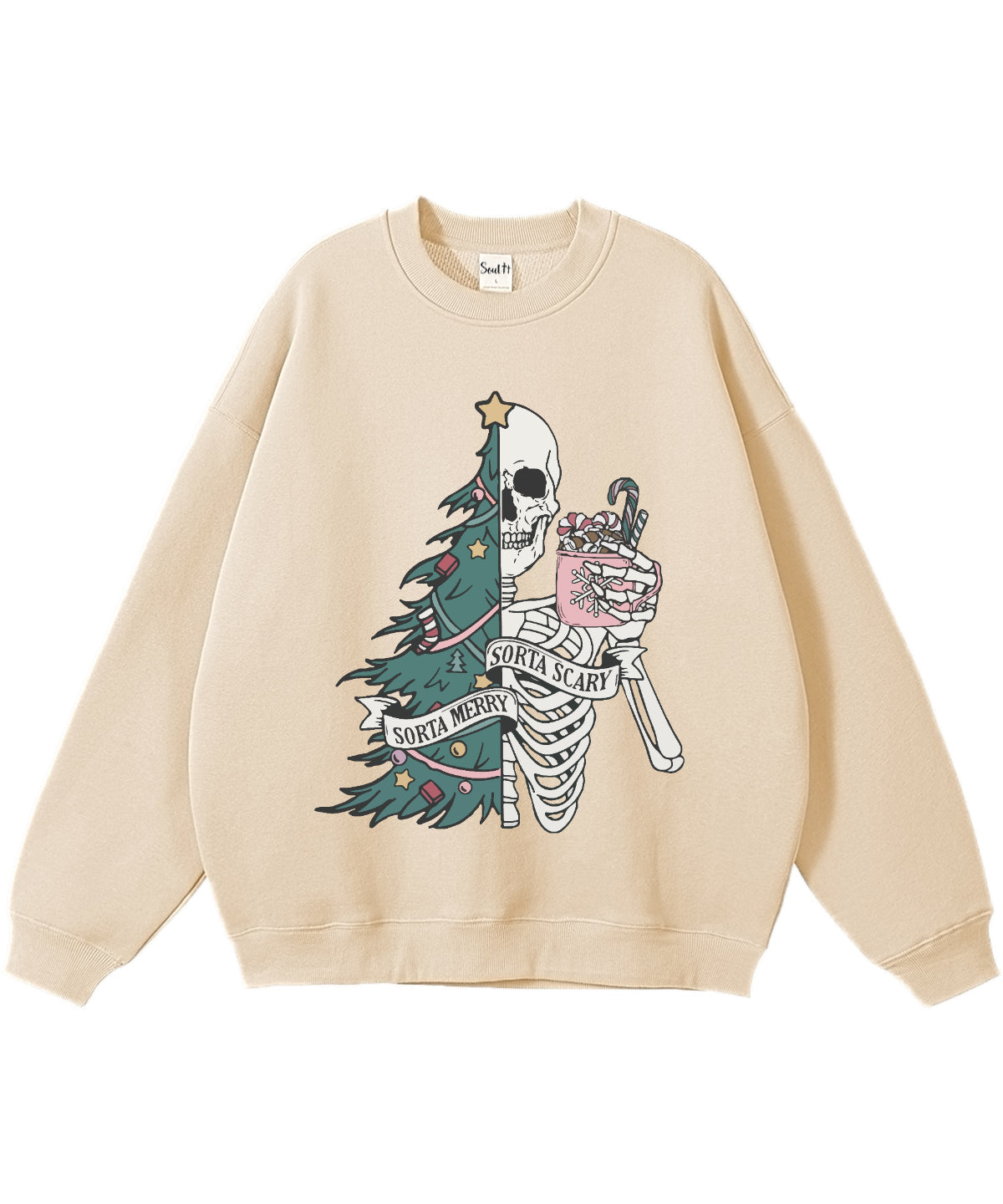 Sorta Merry Sorta Scary Cotton Christian Sweatshirt T-Shirts, Hoodie | CiraTrend.com (Image 3)