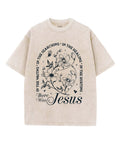 There Was Jesus Unisex Washed Christian T-shirt Style001 Hoodie, Sweatshirt | CiraTrend.com (Image 1)