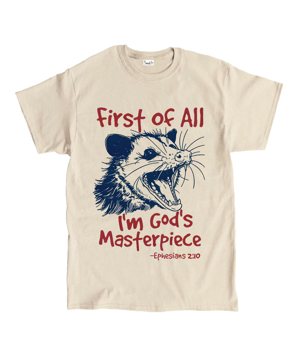 I'm God's Masterpiece Unisex Cotton Christian T-Shirt Hoodie, Sweatshirt | CiraTrend.com (Image 4)