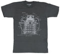 Doctor Who Mens T-Shirt - Vitruvian Styled Circled Dalek Image Hoodie, Sweatshirt | CiraTrend.com
