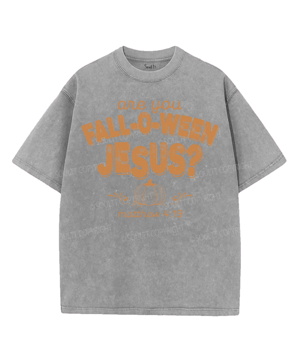 Halloween Jesus Unisex Washed Christian T-shirt Hoodie, Sweatshirt | CiraTrend.com (Image 4)