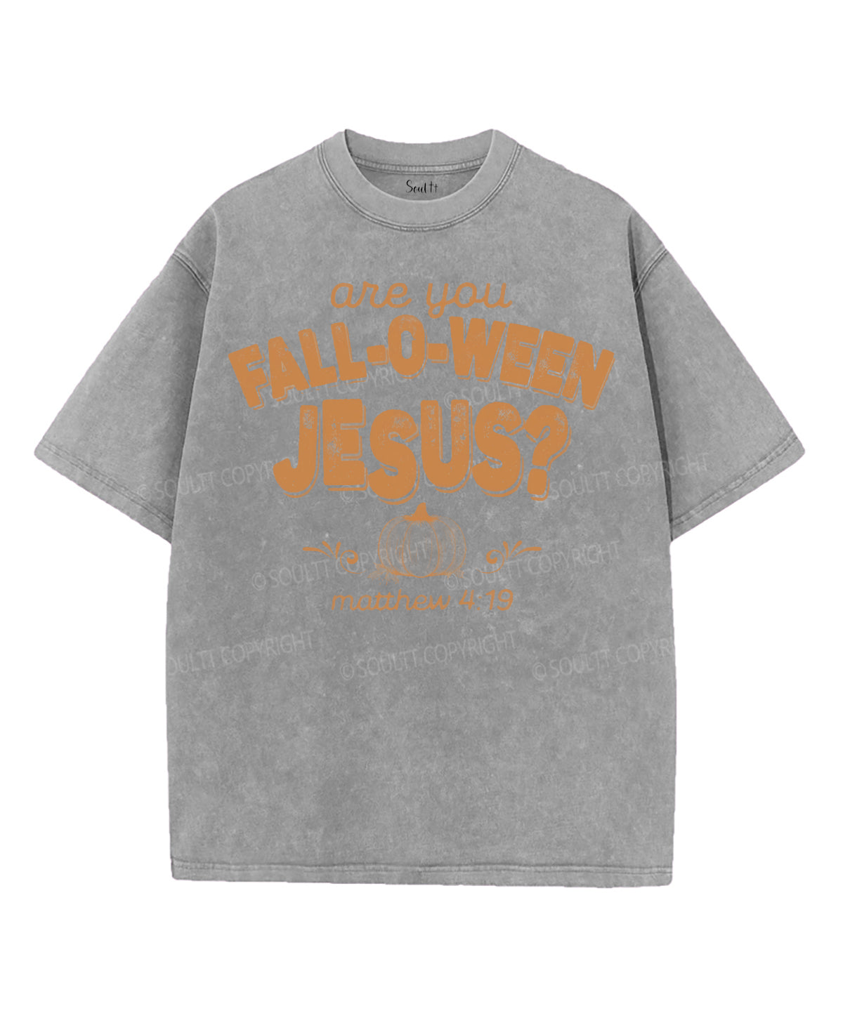 Halloween Jesus Unisex Washed Christian T-shirt Hoodie, Sweatshirt | CiraTrend.com (Image 4)
