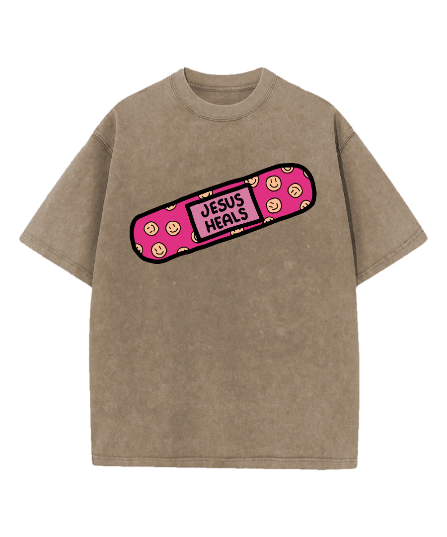 Jesus Heals Washed Christian T-shirt Style002 Hoodie, Sweatshirt | CiraTrend.com (Image 5)