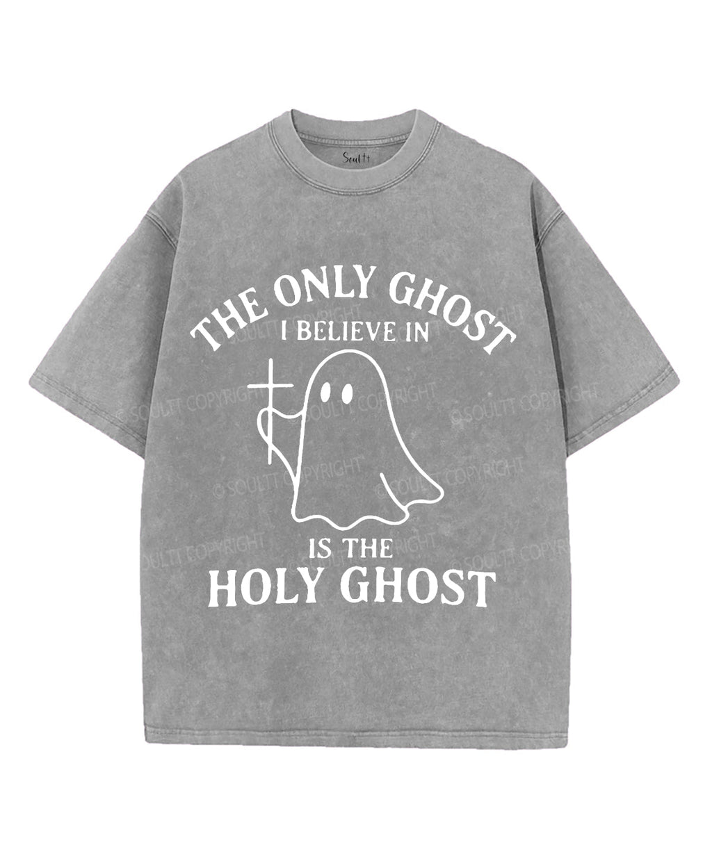 The Only Ghost Unisex Washed Christian T-shirt Style004 Hoodie, Sweatshirt | CiraTrend.com (Image 3)