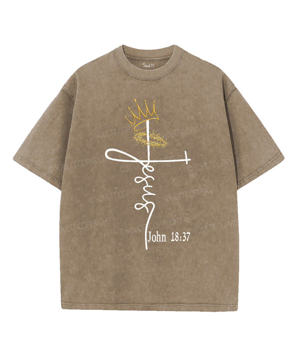 I Am King Washed Christian T-Shirts, Hoodie, Sweatshirt