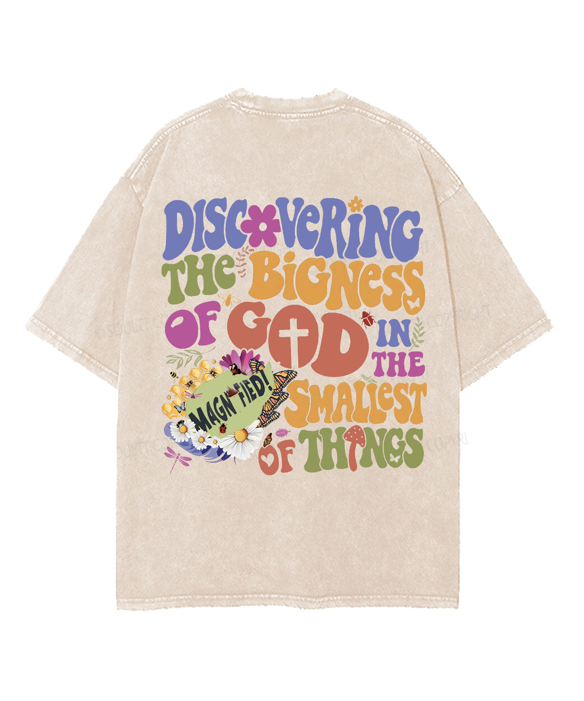 Bigness God Double Sided Washed Christian T-Shirts, Hoodie, Sweatshirt
