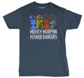 Mighty Morphin Power Ranger Mens T-Shirt - Simple 1 Color Heads Over Name Logo Hoodie, Sweatshirt | CiraTrend.com