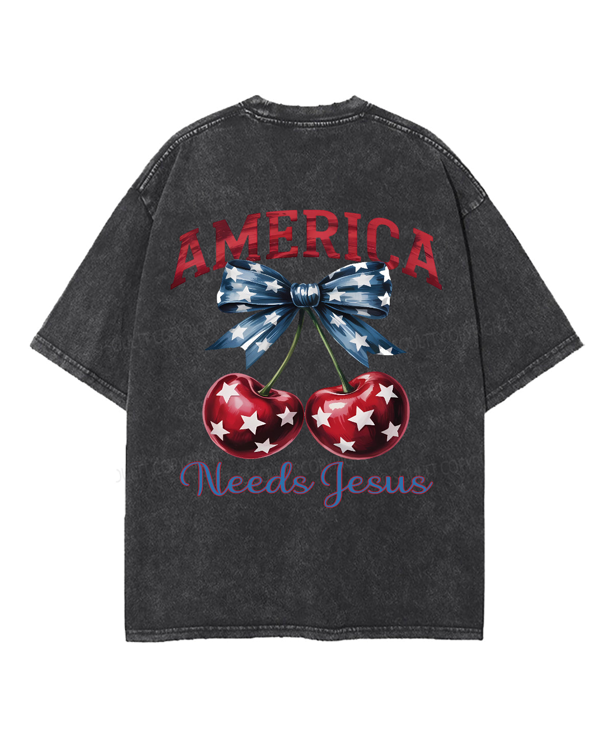 America Needs Jesus Double Sided Unisex Washed Christian T-shirt Style002 Hoodie, Sweatshirt | CiraTrend.com (Image 3)
