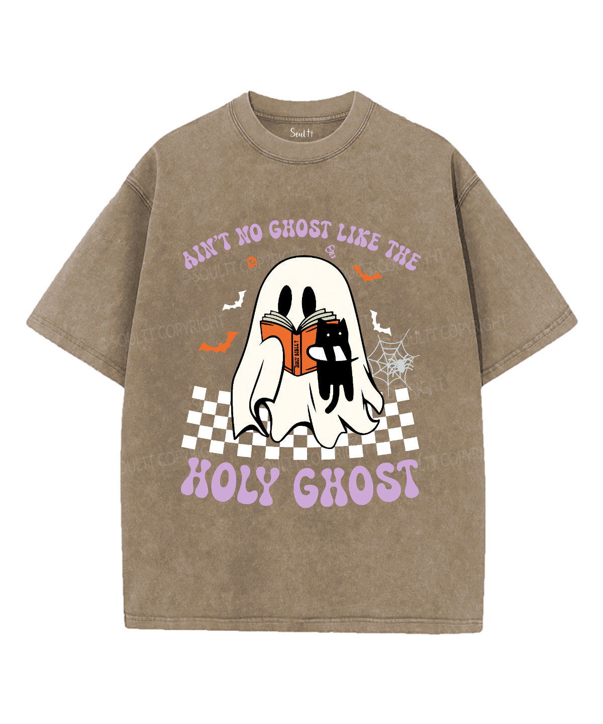 Aint No Ghost Unisex Washed Christian T-shirt Hoodie, Sweatshirt | CiraTrend.com (Image 5)