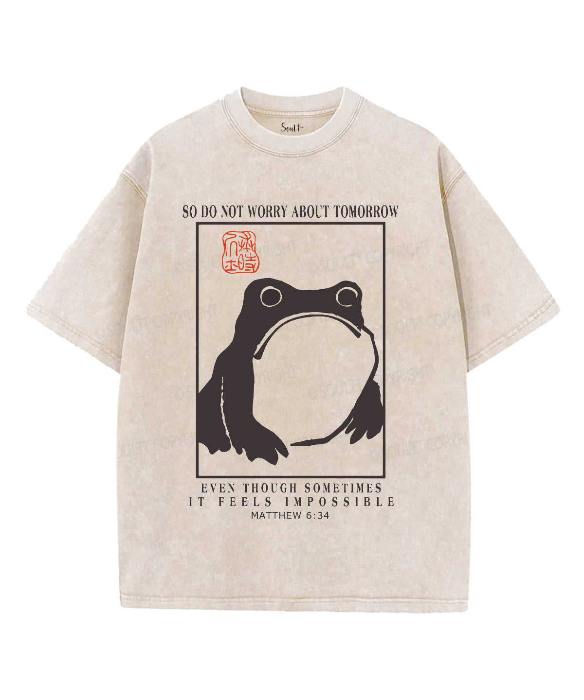 Don'T Worry About Tomorrow Washed Christian T-Shirts, Hoodie, Sweatshirt
