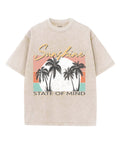 Sunshine State Of MindUnisex Washed Christian T-shirt Hoodie, Sweatshirt | CiraTrend.com (Image 1)
