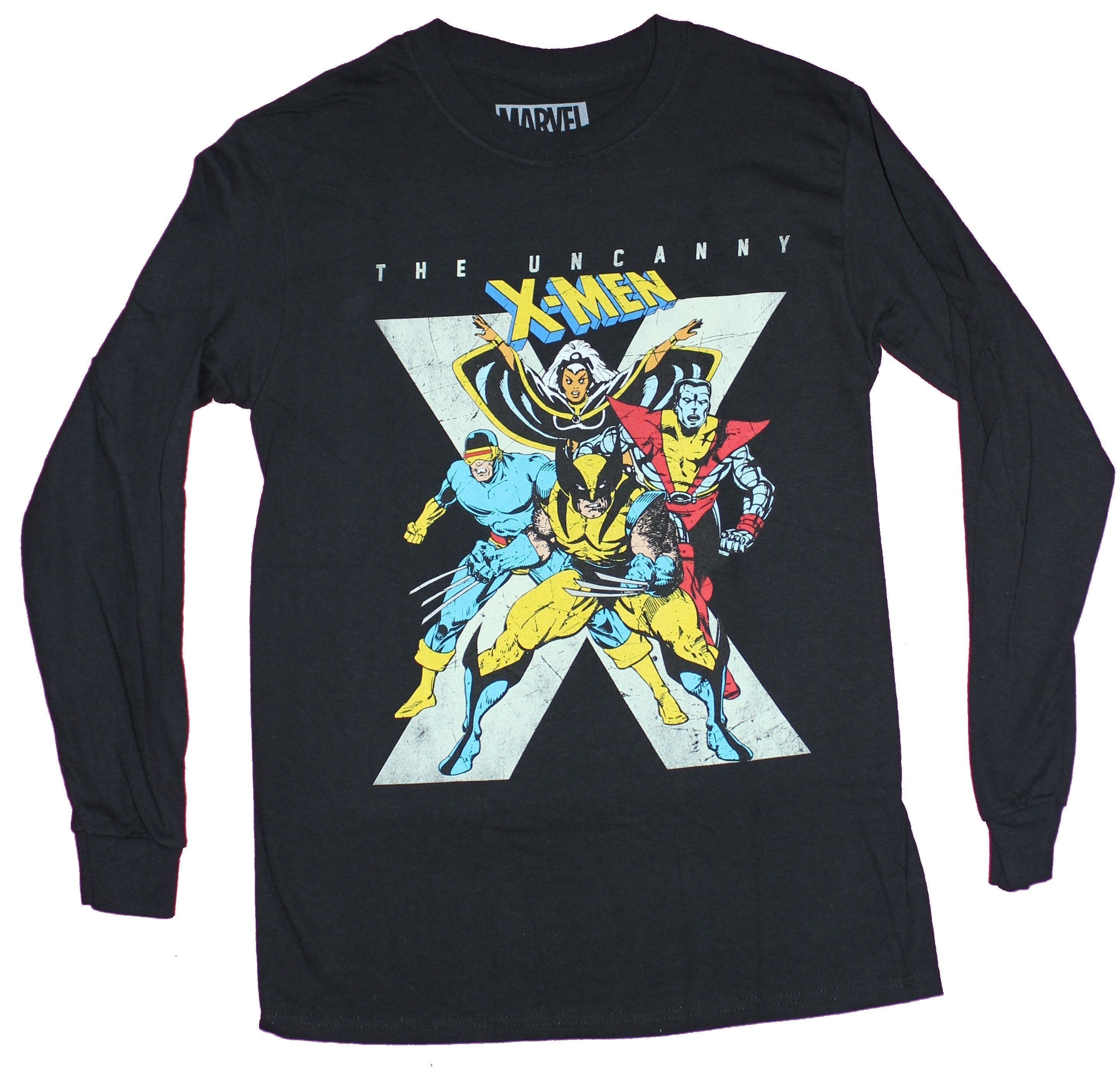 X-Men Mens Long Sleeve T-Shirt  - X-Men Over X Led By Wolverine Image Hoodie, Sweatshirt | CiraTrend.com
