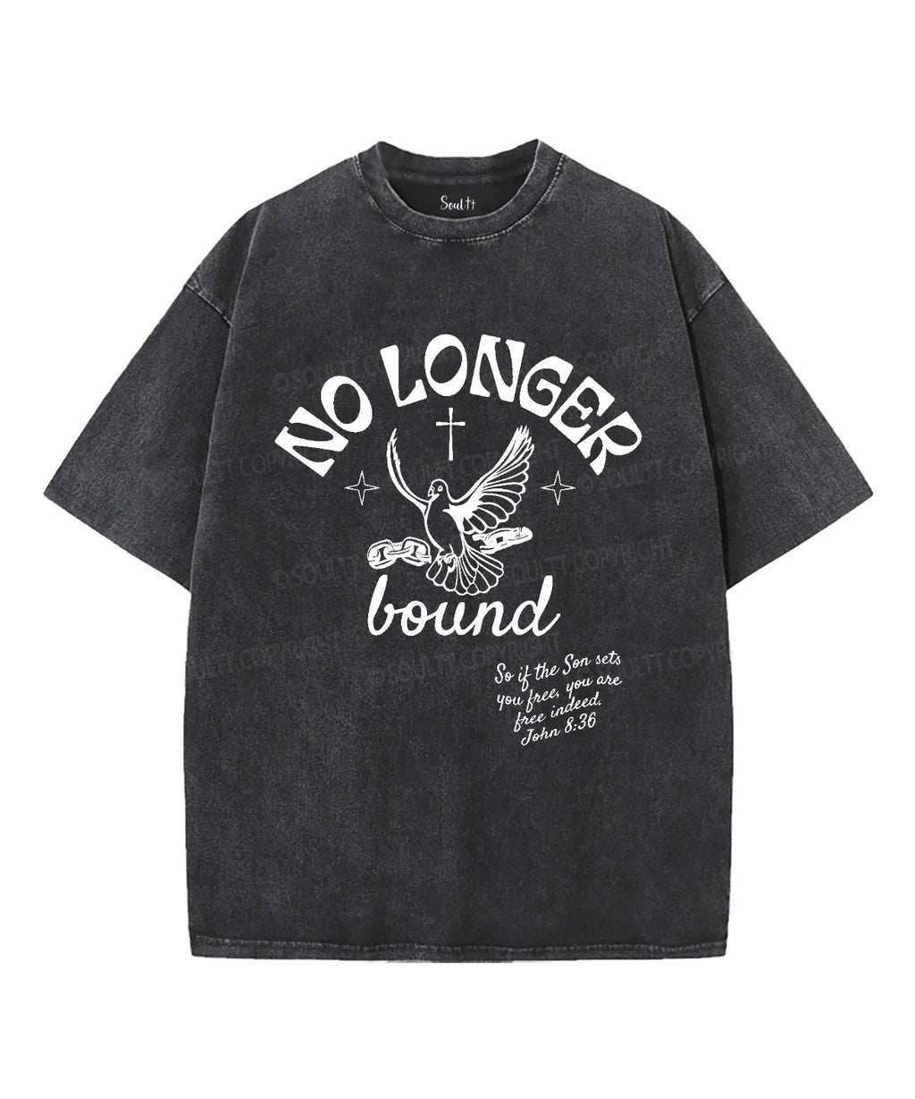 No Longer Bound Washed Christian T-shirt Hoodie, Sweatshirt | CiraTrend.com (Image 1)