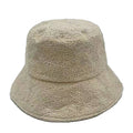 Solid Floral Eyelet Bucket Hat