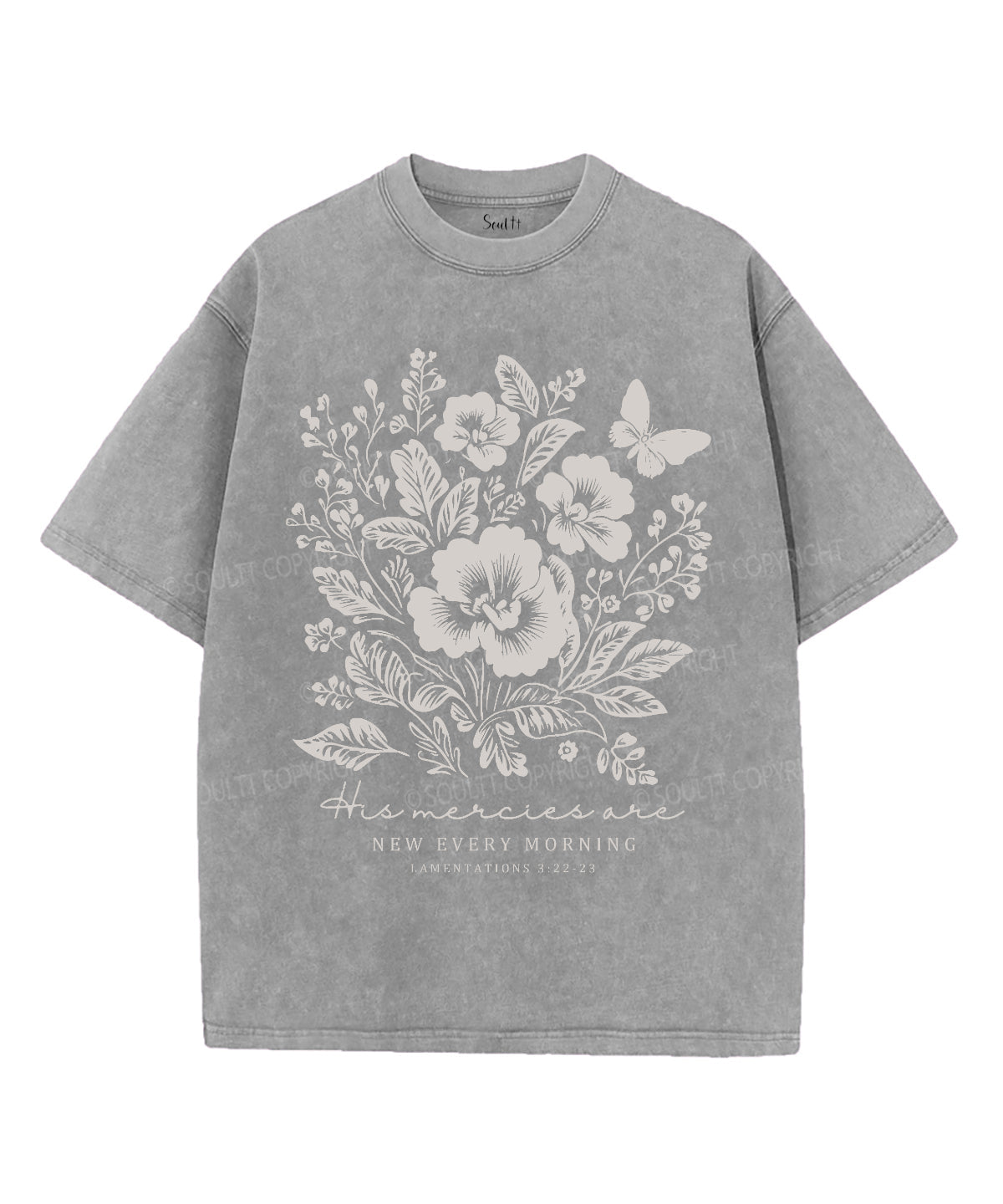 His Mercies Are New Every Morning Washed Christian T-Shirts, Hoodie, Sweatshirt