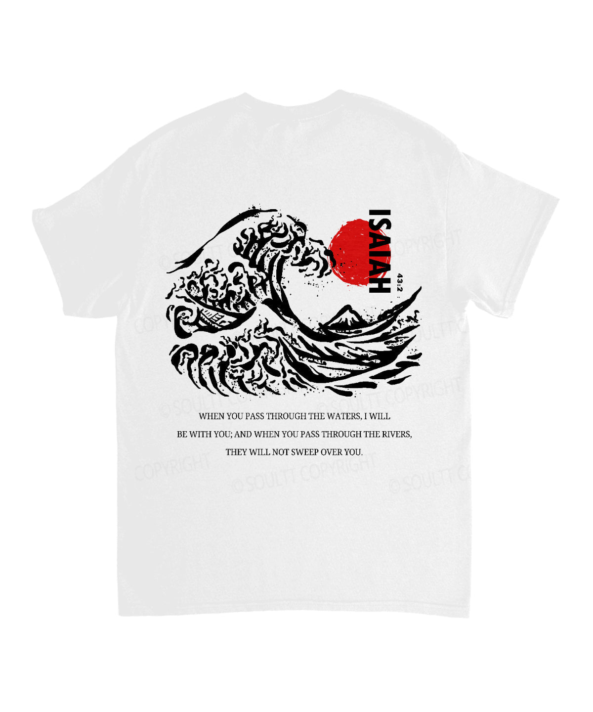 I Will Be With You Double Sided Unisex Cotton Christian T-Shirt Style001 Hoodie, Sweatshirt | CiraTrend.com (Image 3)