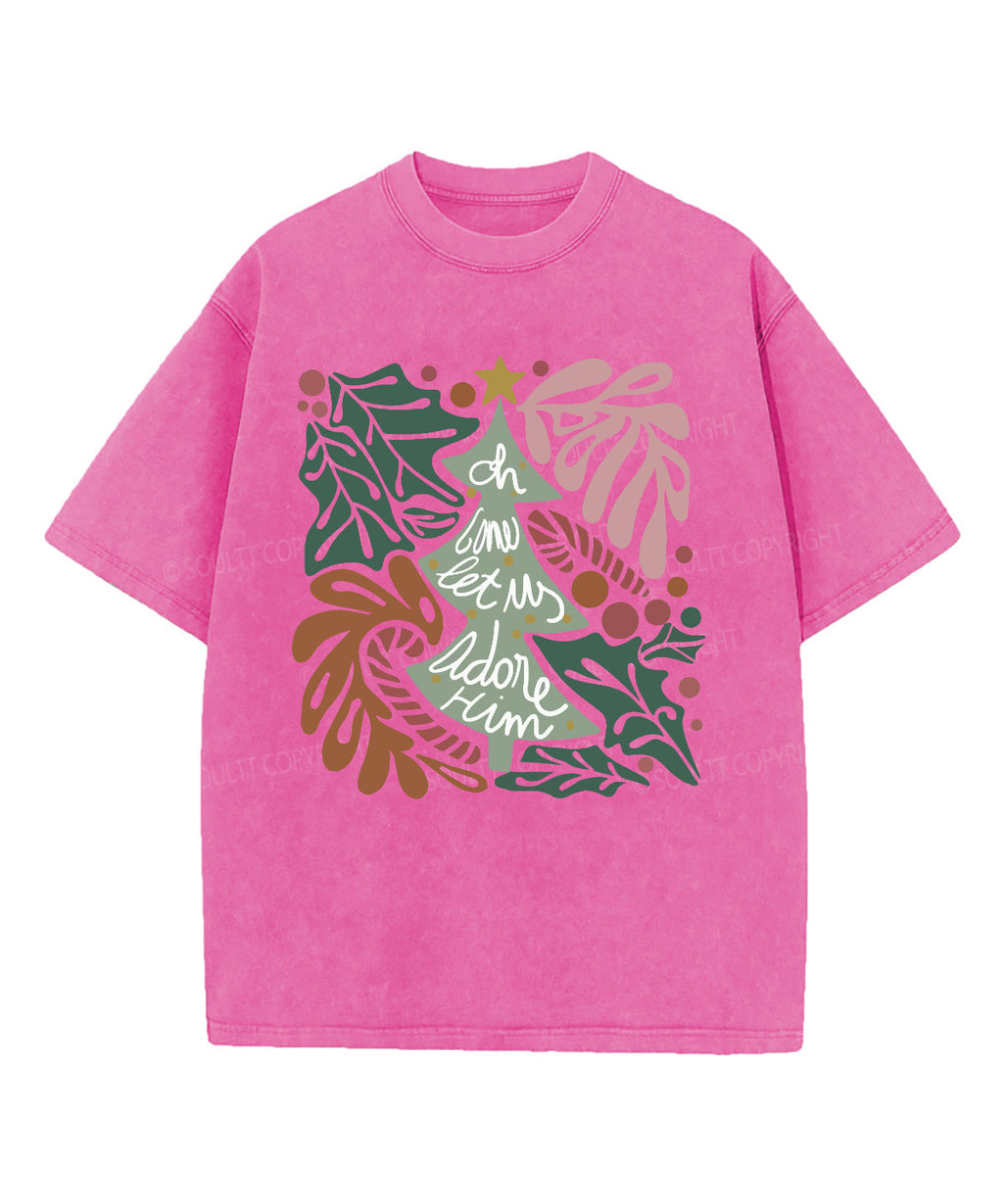 Oh Come Let Us Adore Him Washed Christian T-shirt Style002 Hoodie, Sweatshirt | CiraTrend.com (Image 4)