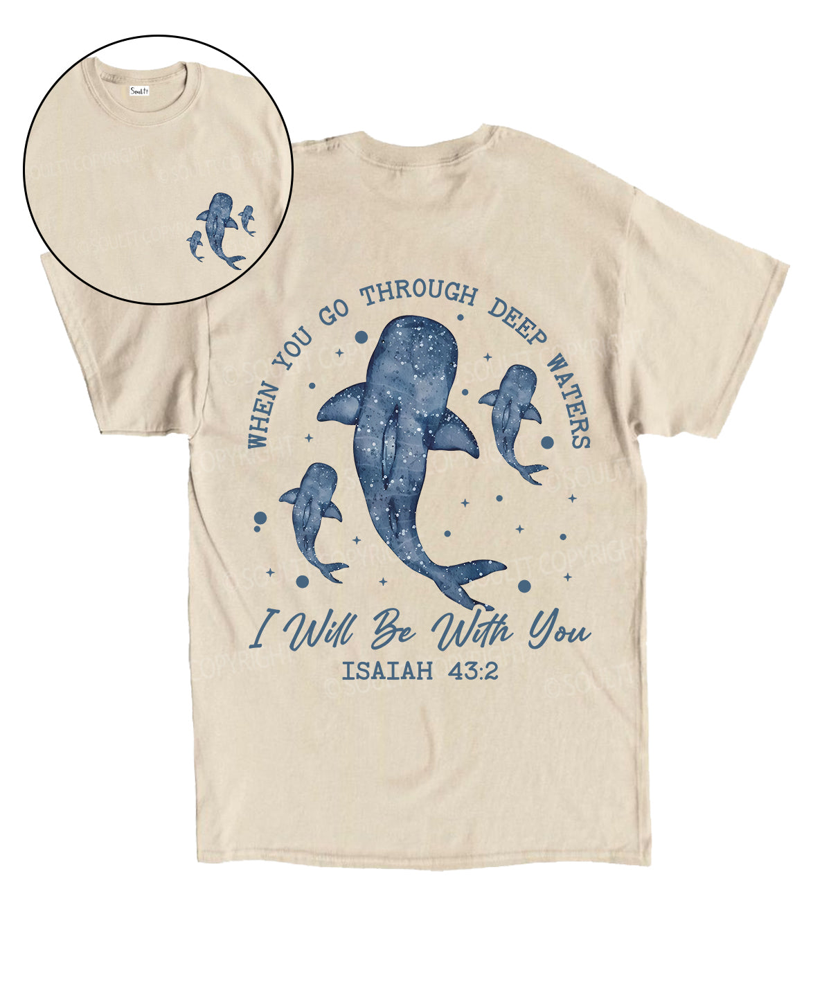 I Will Be With You Double Sided Unisex Cotton Christian T-Shirt Style010 Hoodie, Sweatshirt | CiraTrend.com (Image 1)