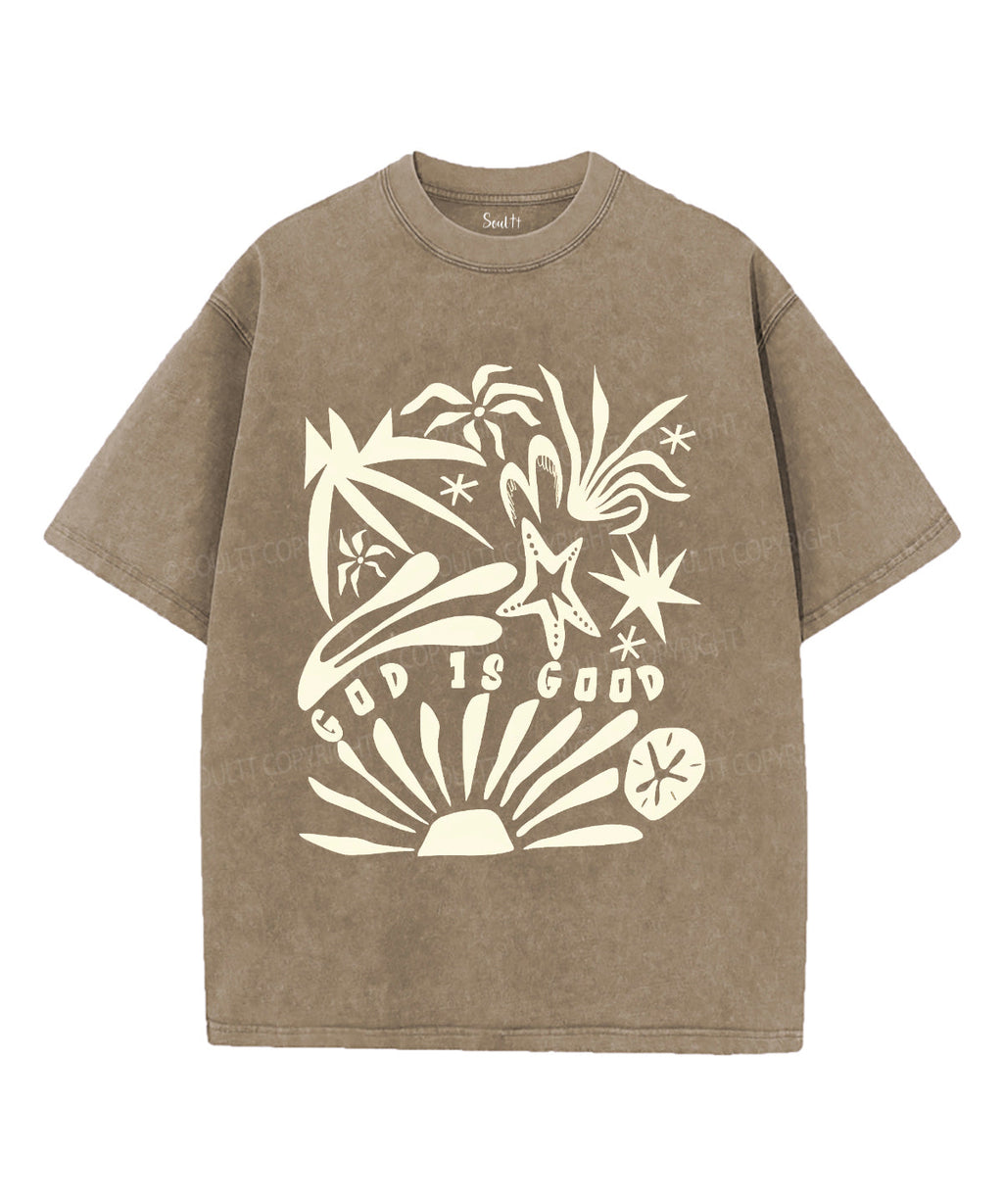 God Is Good Unisex Washed Christian T-shirt Style007 Hoodie, Sweatshirt | CiraTrend.com (Image 5)