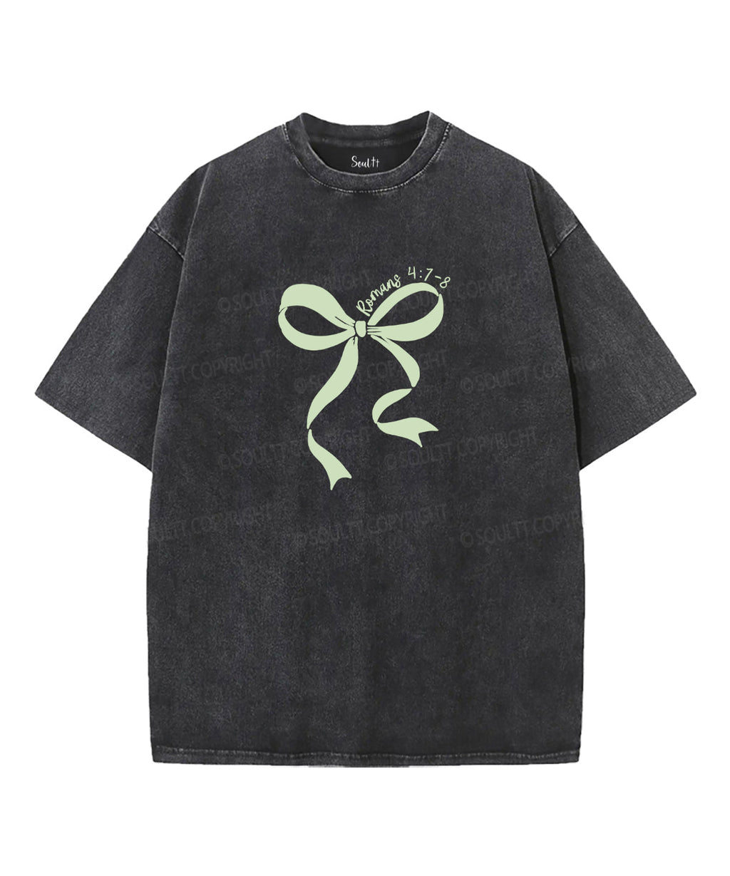 Not Lucky Simply Blessed Double Sided Unisex Washed Christian T-shirt Hoodie, Sweatshirt | CiraTrend.com (Image 4)