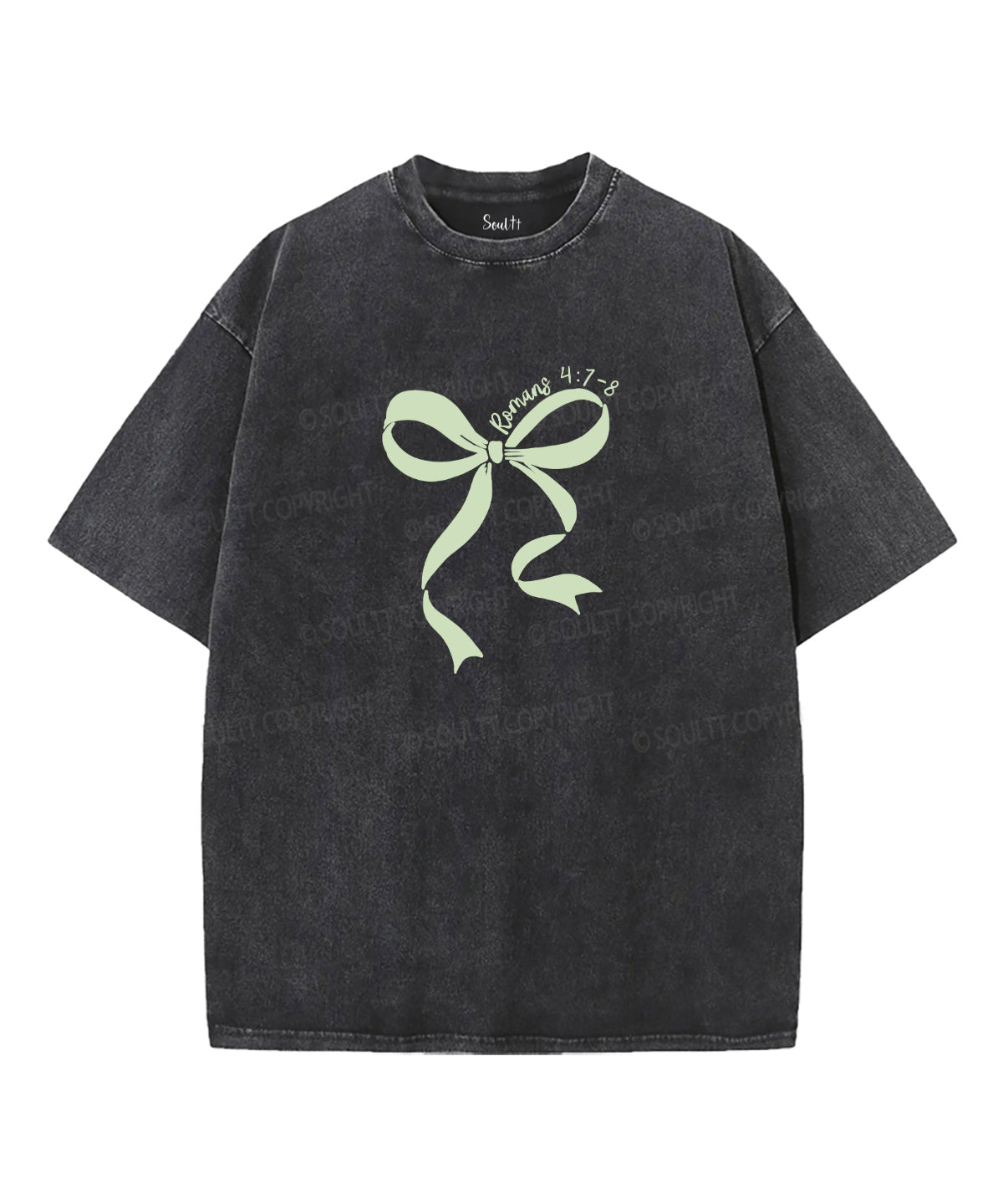Not Lucky Simply Blessed Double Sided Unisex Washed Christian T-shirt Hoodie, Sweatshirt | CiraTrend.com (Image 4)