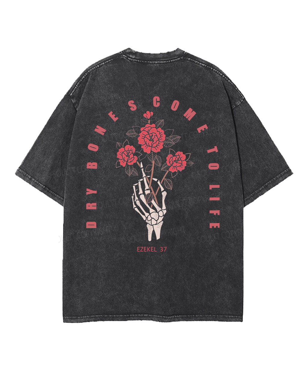 Dry Bones Come To Life Double Sided Unisex Washed Christian T-shirt Style004 Hoodie, Sweatshirt | CiraTrend.com (Image 4)