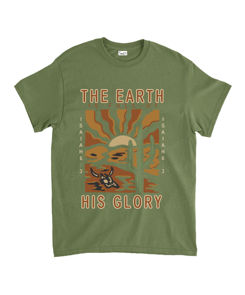 The Earth Is Full Of His Glory Unisex Cotton Christian T-Shirt Style004 Hoodie, Sweatshirt | CiraTrend.com (Image 5)