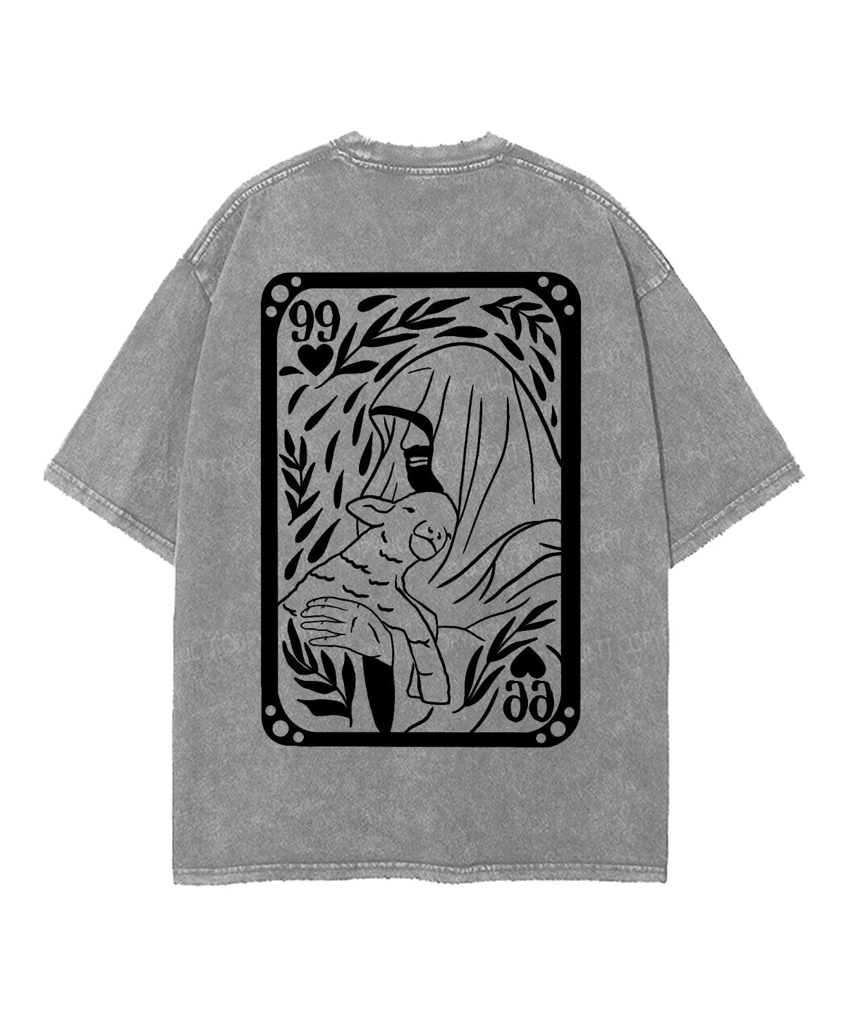 He Left 99 Double Sided Washed Christian Style001 T-Shirts, Hoodie, Sweatshirt