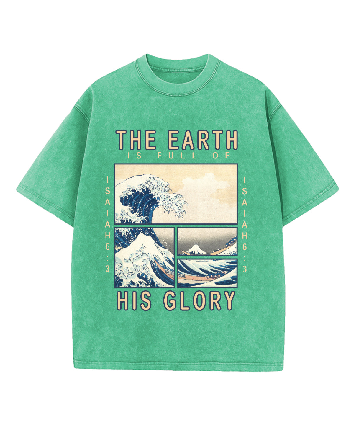 Earth Is Full His Glory Washed Christian Style004 T-Shirts, Hoodie, Sweatshirt