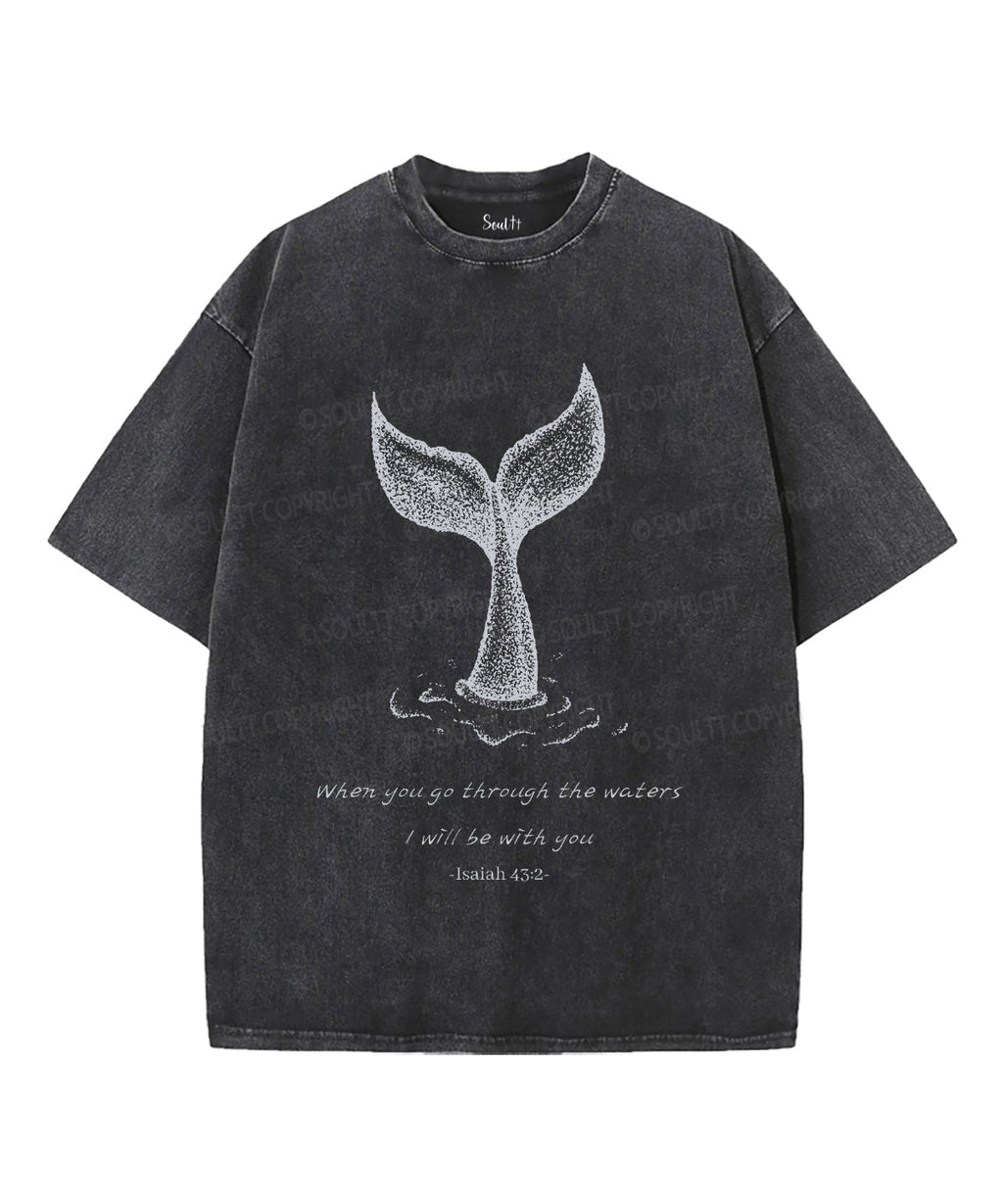 I Will Be With You Unisex Washed Christian T-shirt Style004 Hoodie, Sweatshirt | CiraTrend.com (Image 1)