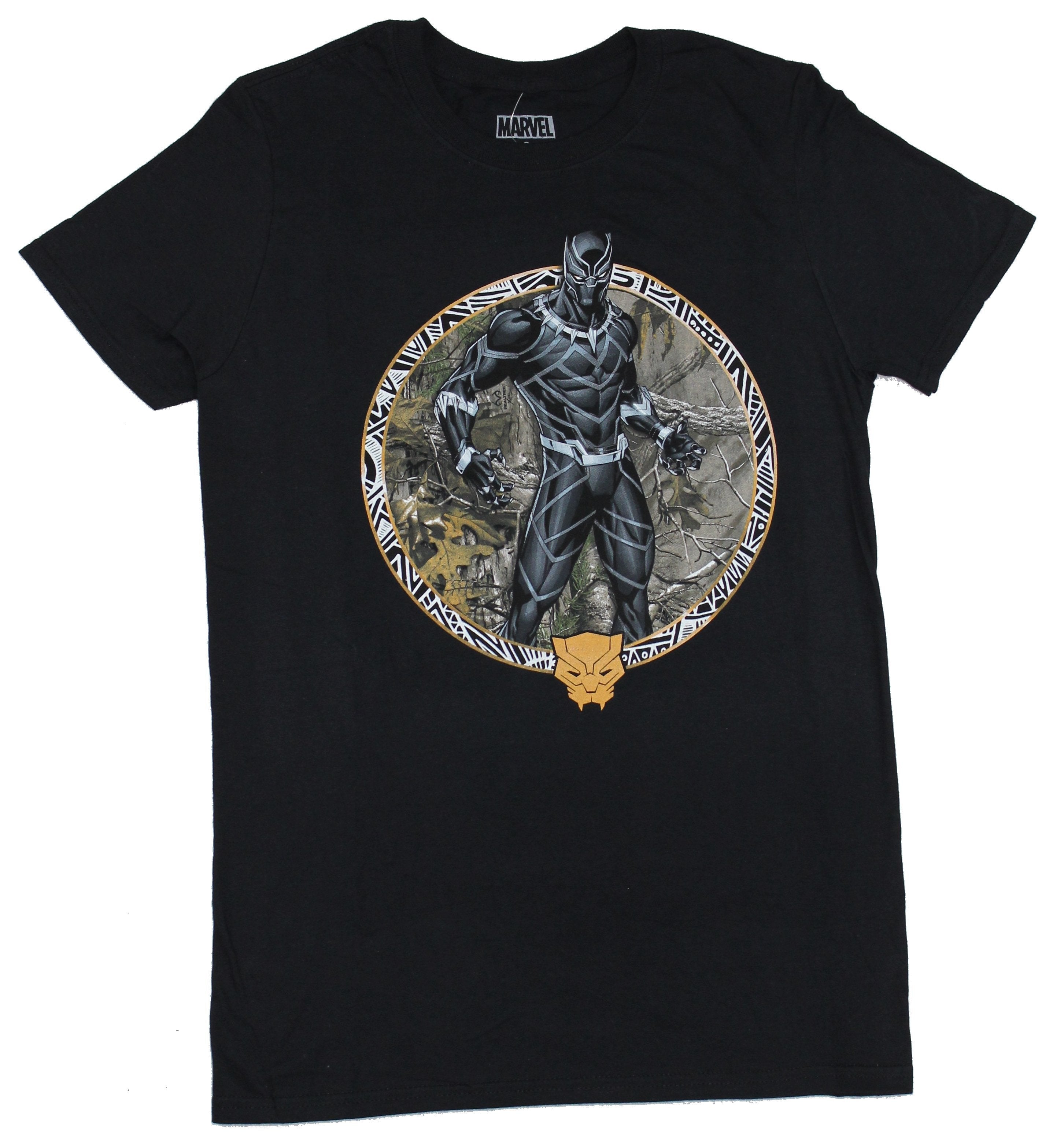 Black Panther Mens T-Shirt - Real Tree Camo Medallion Image (X-Large, X-Large) Hoodie, Sweatshirt | CiraTrend.com