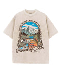 Fish Unisex Washed Christian T-shirt Hoodie, Sweatshirt | CiraTrend.com (Image 1)