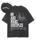 Make Disciples Double Sided Washed Christian T-shirt Hoodie, Sweatshirt | CiraTrend.com (Image 1)