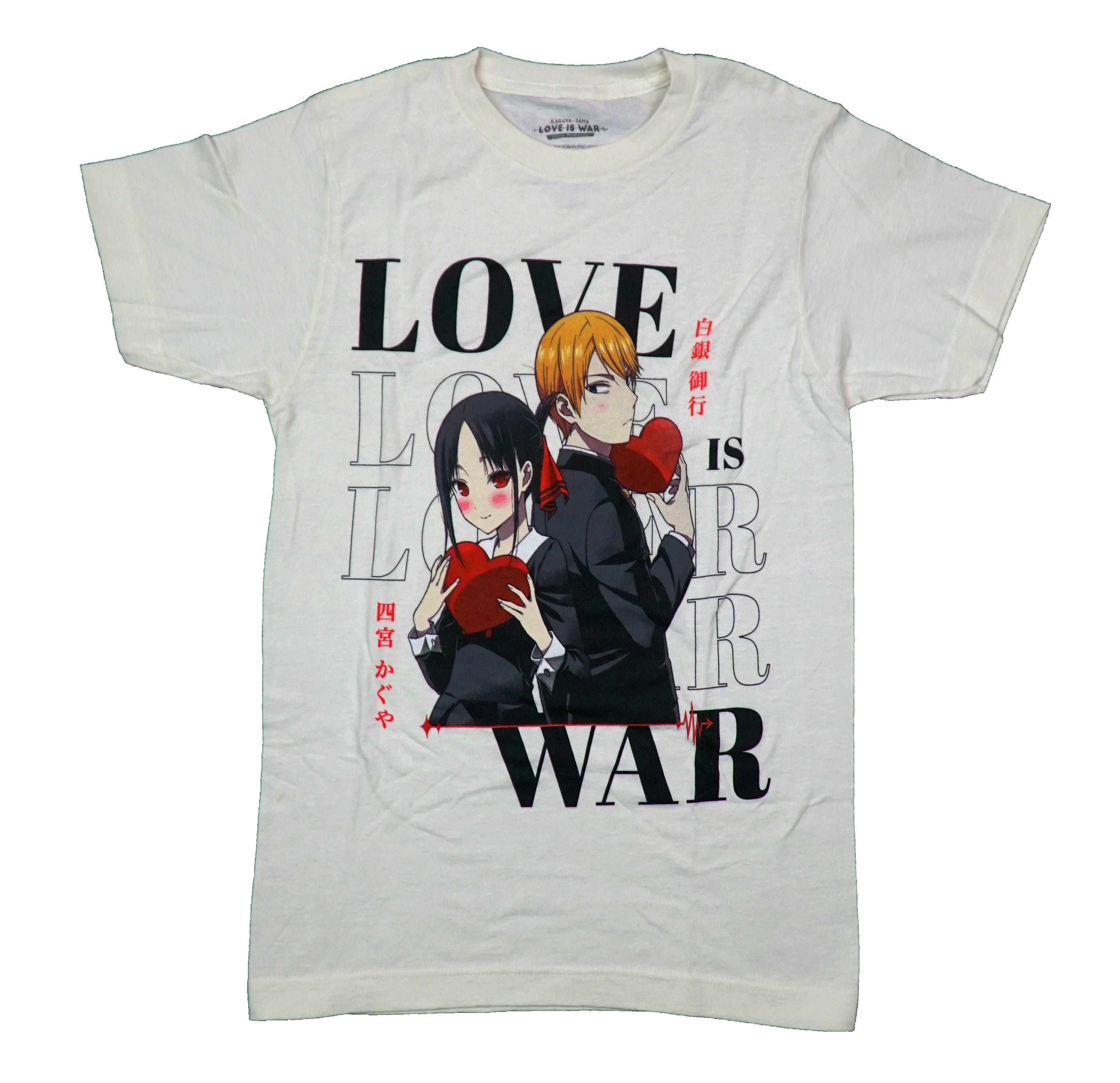 Kaguya-Sama Mens T-Shirt - Love is War Duo Holding Hearts Hoodie, Sweatshirt | CiraTrend.com