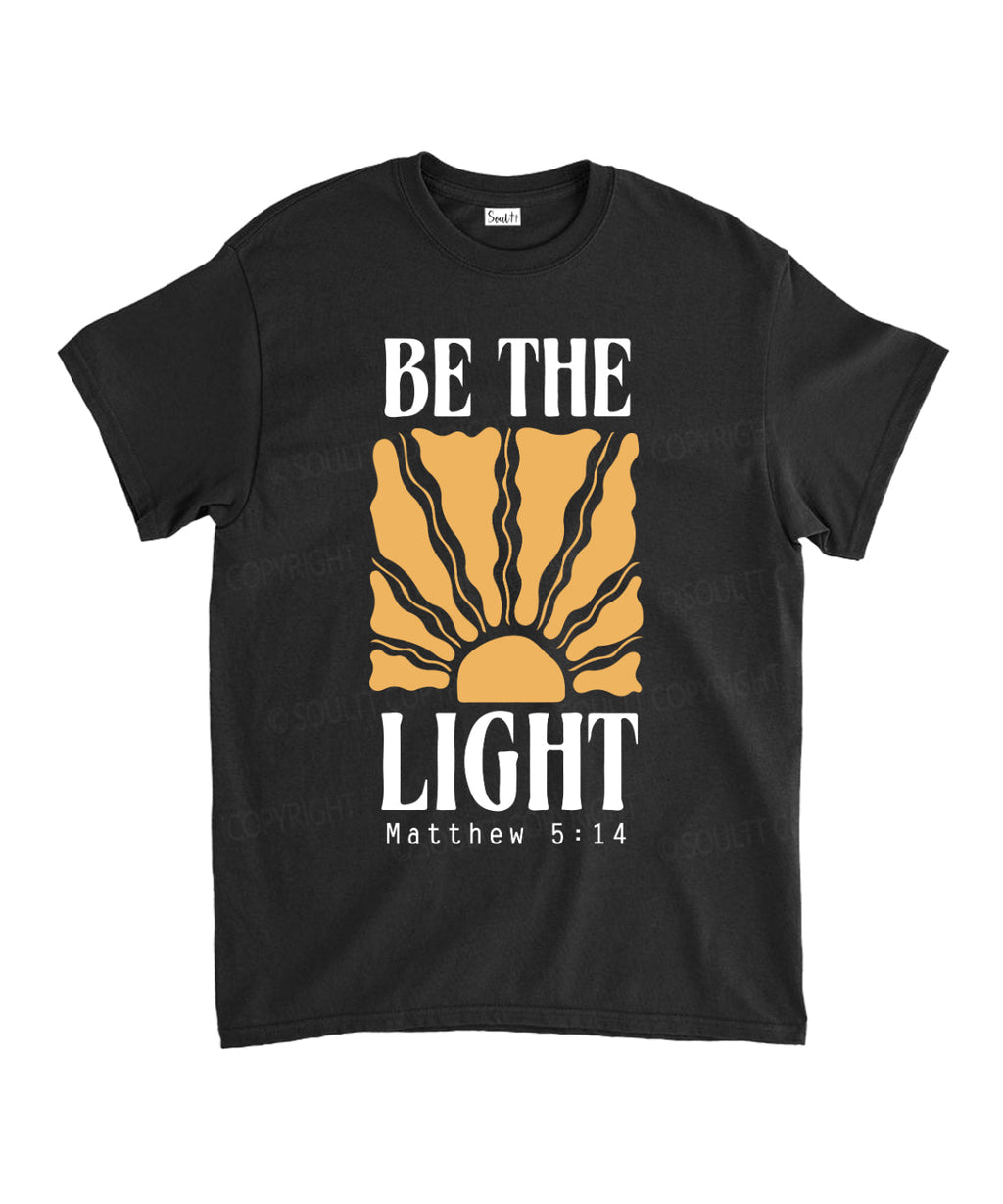 Be the Light Unisex Cotton Christian T-Shirt Hoodie, Sweatshirt | CiraTrend.com (Image 2)